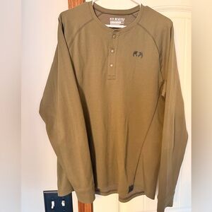 KUIU Pro Merino 200 Henley - Ash